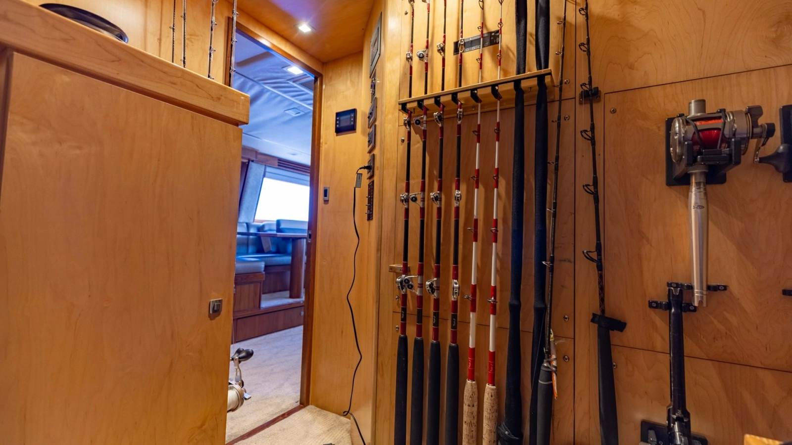 Fishing Rod Storage Area