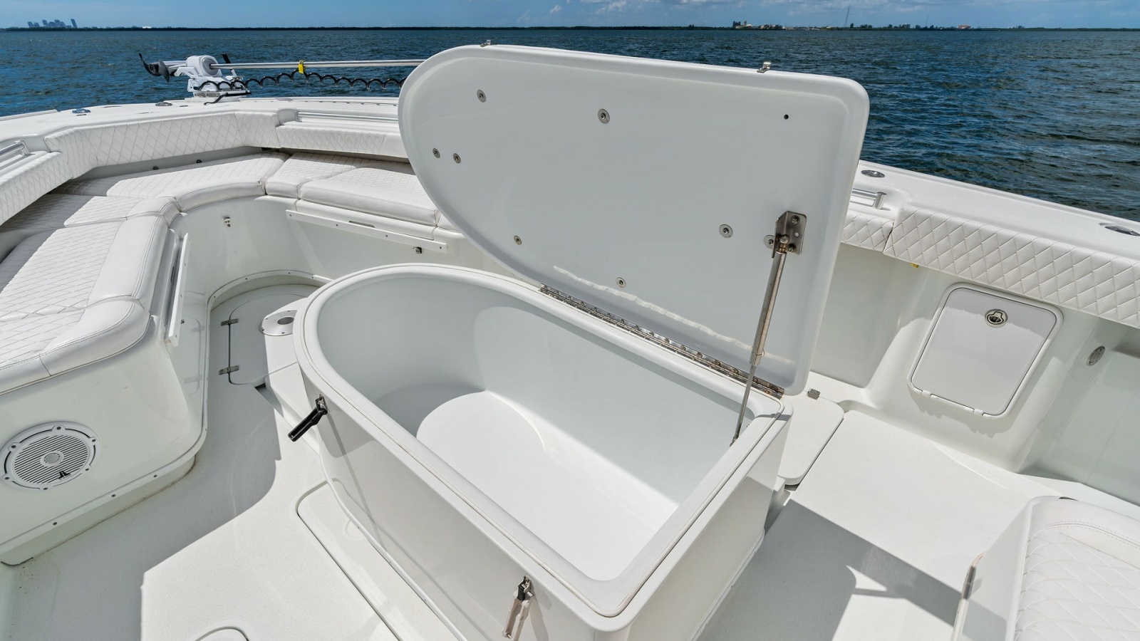 Bow Fish Box Storage Open