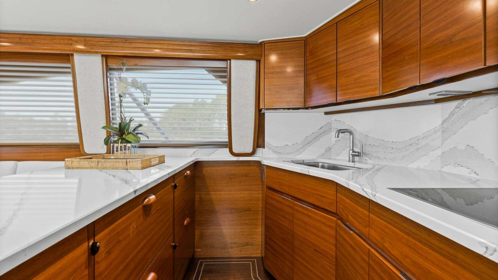 Galley with Modern Finishes