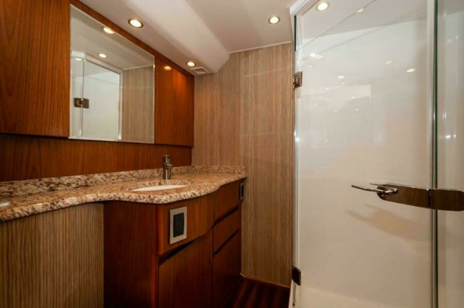 2012 76 Viking Sky Bridge Barefoot Drive Master Stateroom (1)