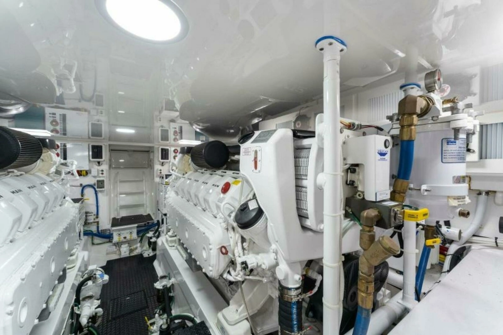 2021 Viking 54 Convertible HAMMERHEADS Engine Room