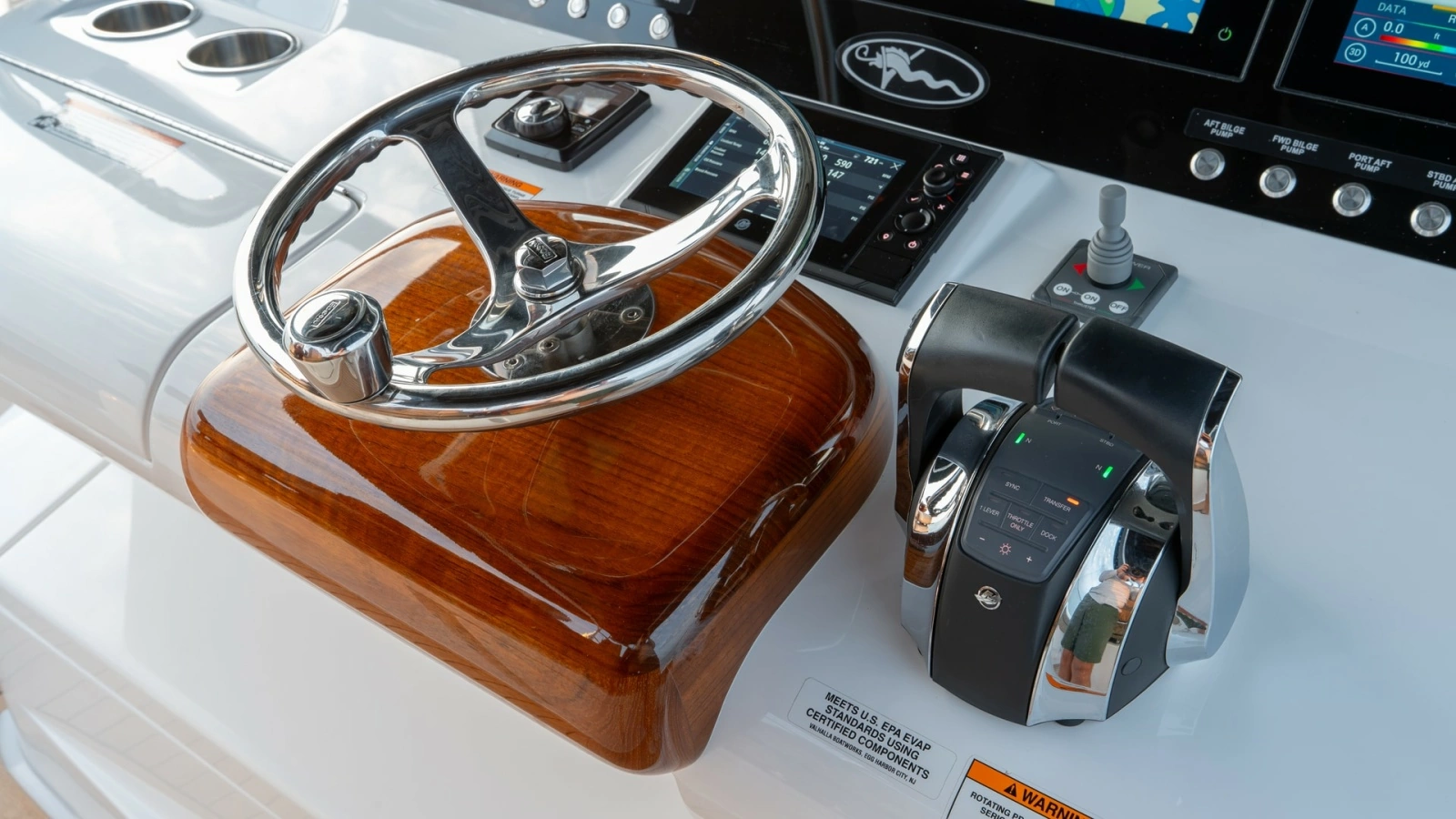 Helm Station with Electronics