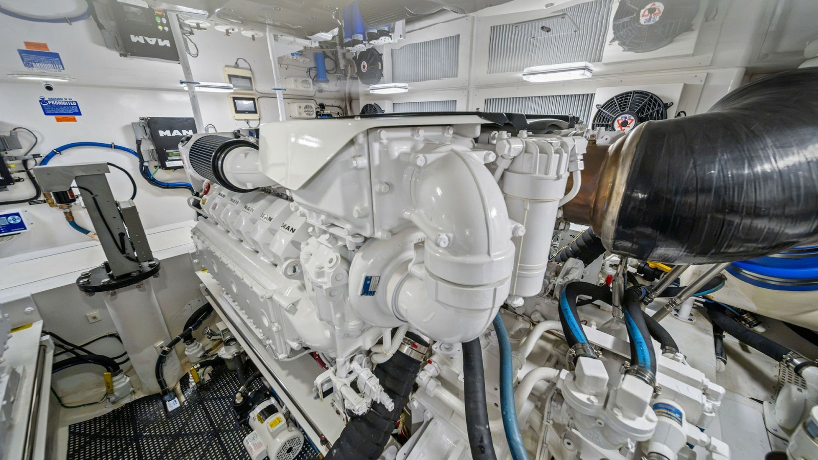 Engine Room with MAN Engines