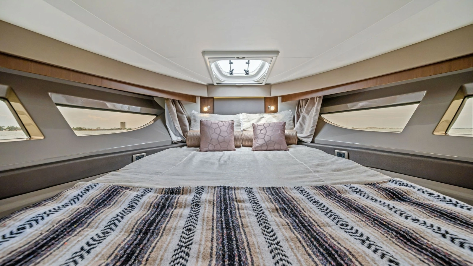 Forward Stateroom with Skylight