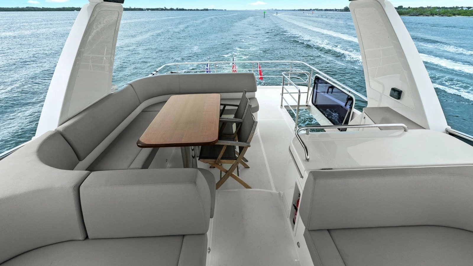 Flybridge Lounge and Helm Station