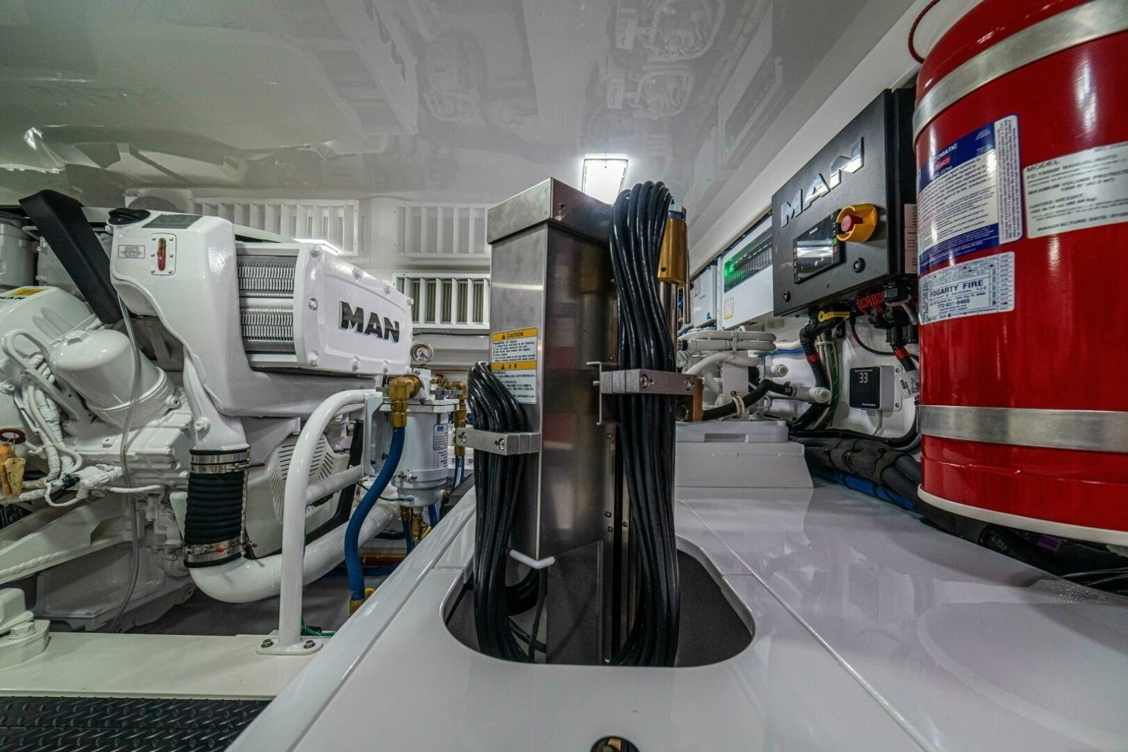 64 Viking Convertible Engine Room