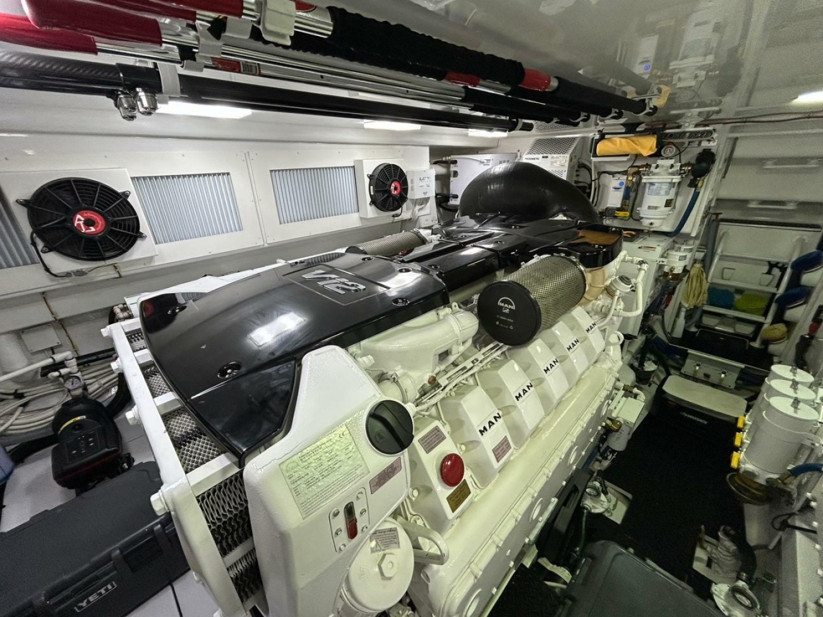 Viking 54 - REVELRY - Engine Room