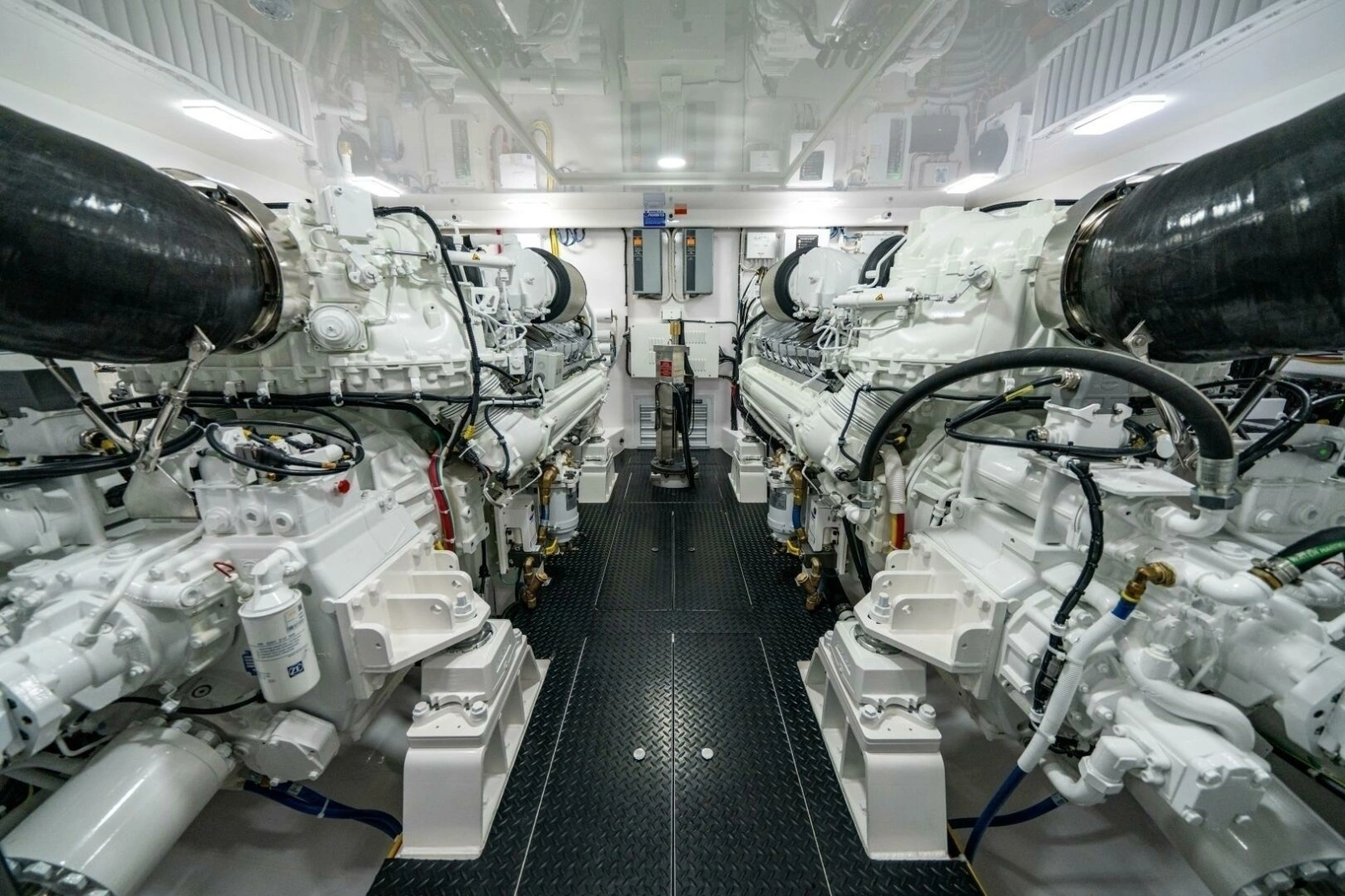 Viking 82 Convertible Engine Room