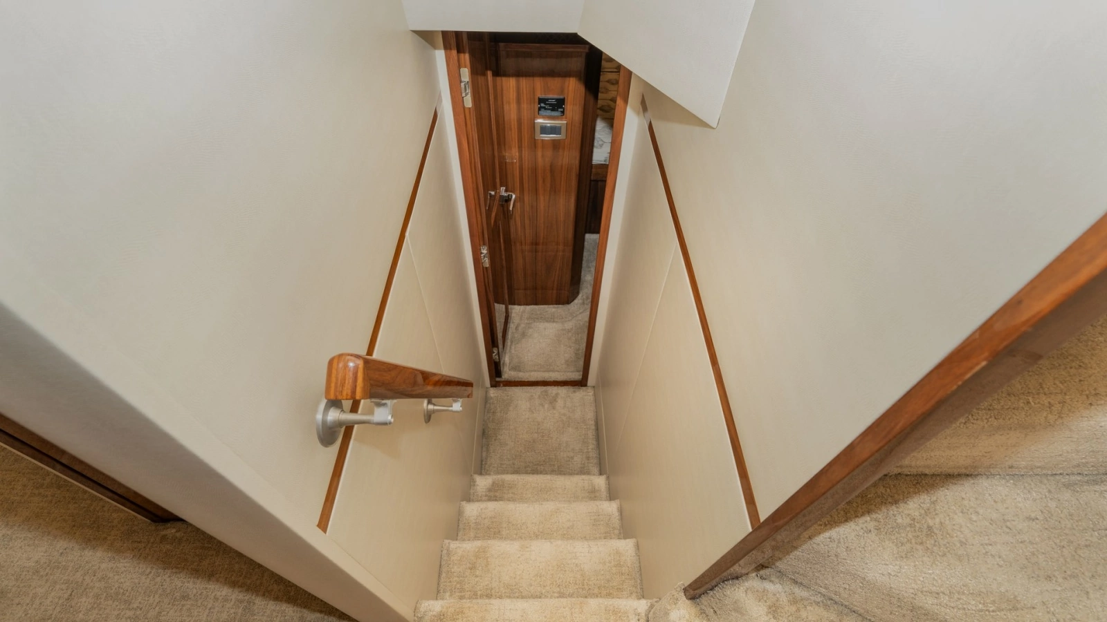 Interior Staircase to Lower Deck