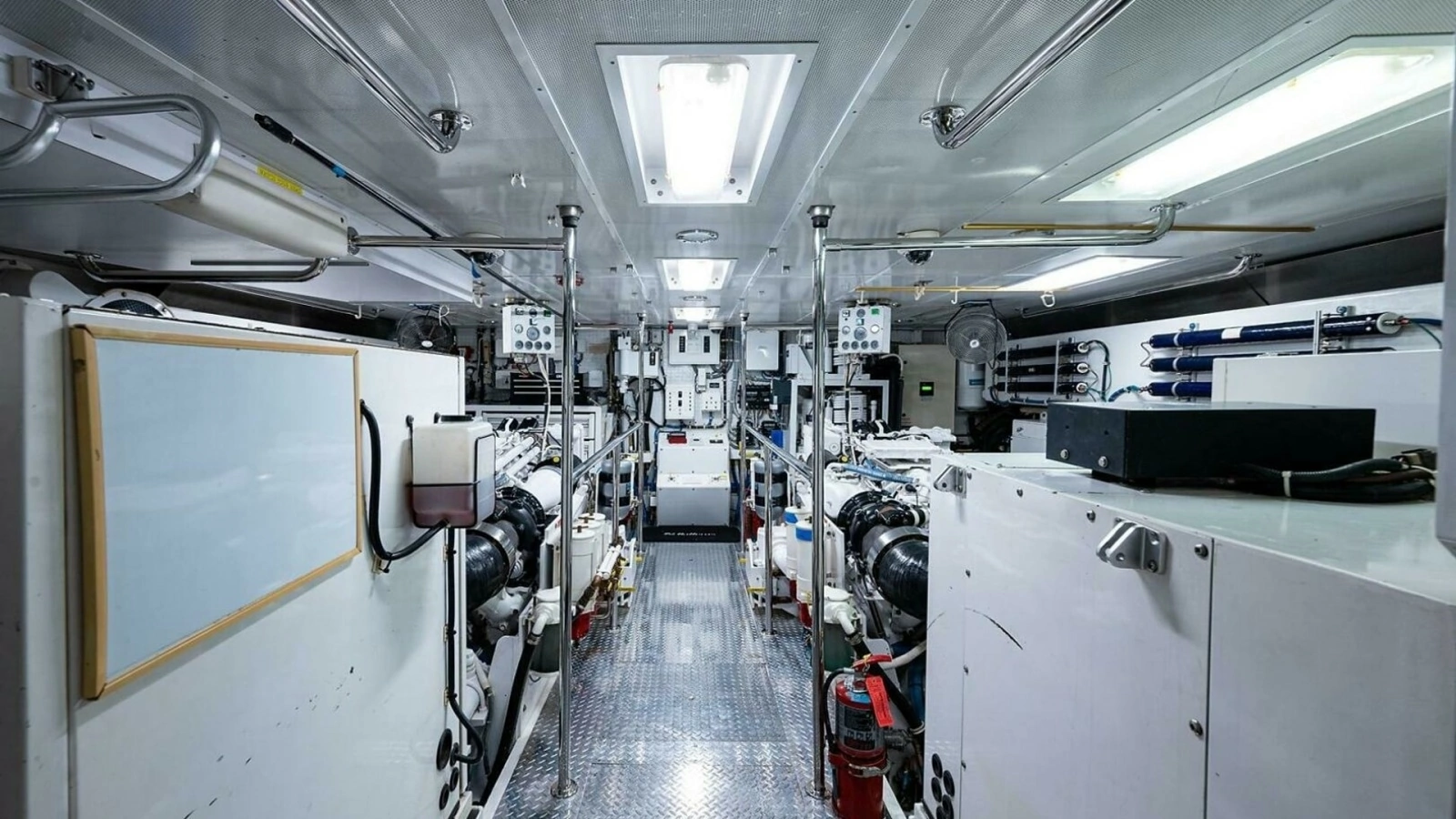 Engine Room with Twin Engines
