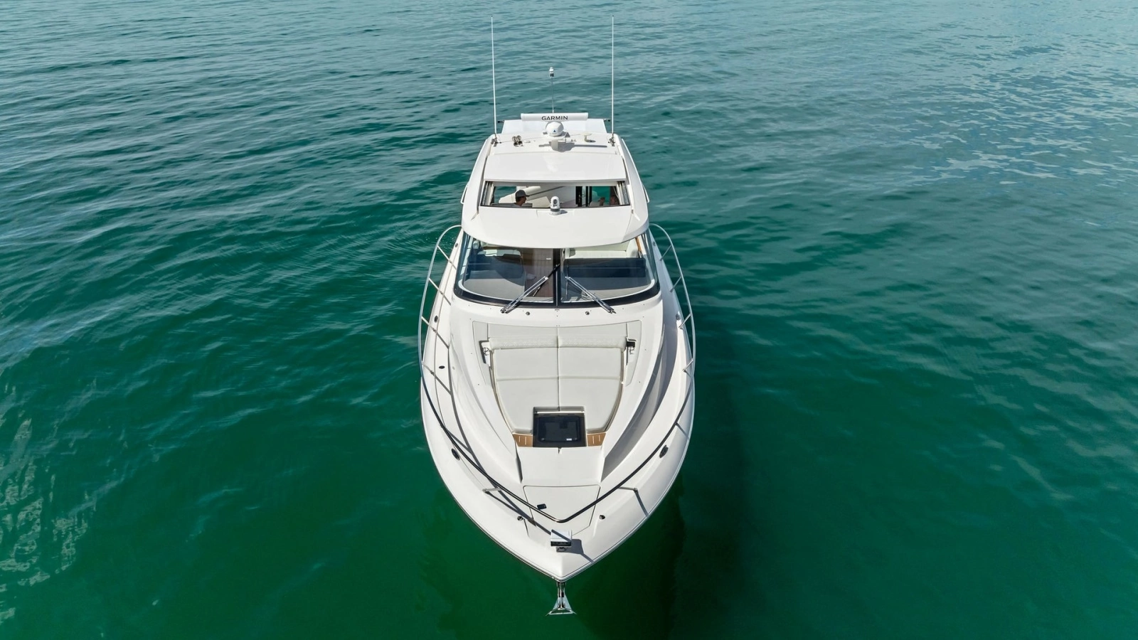 Aerial View of Bow and Foredeck