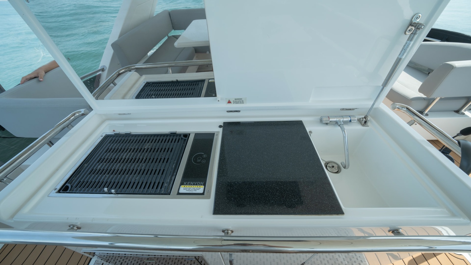 Outdoor Galley with Grill and Sink