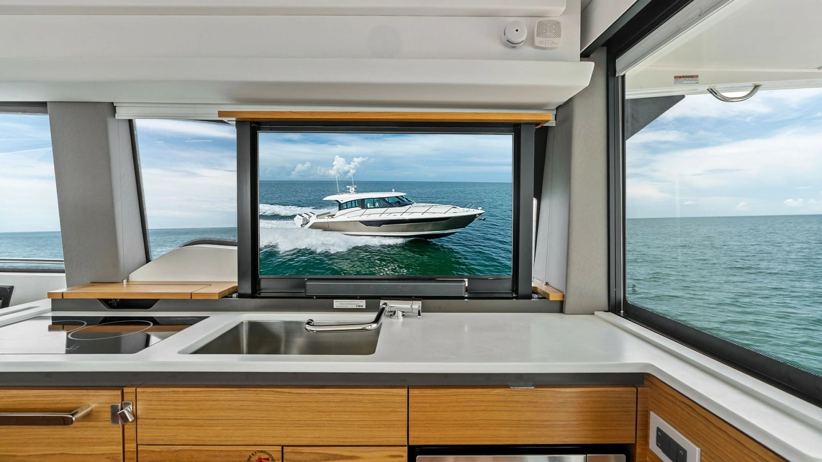 Galley with Ocean View Window
