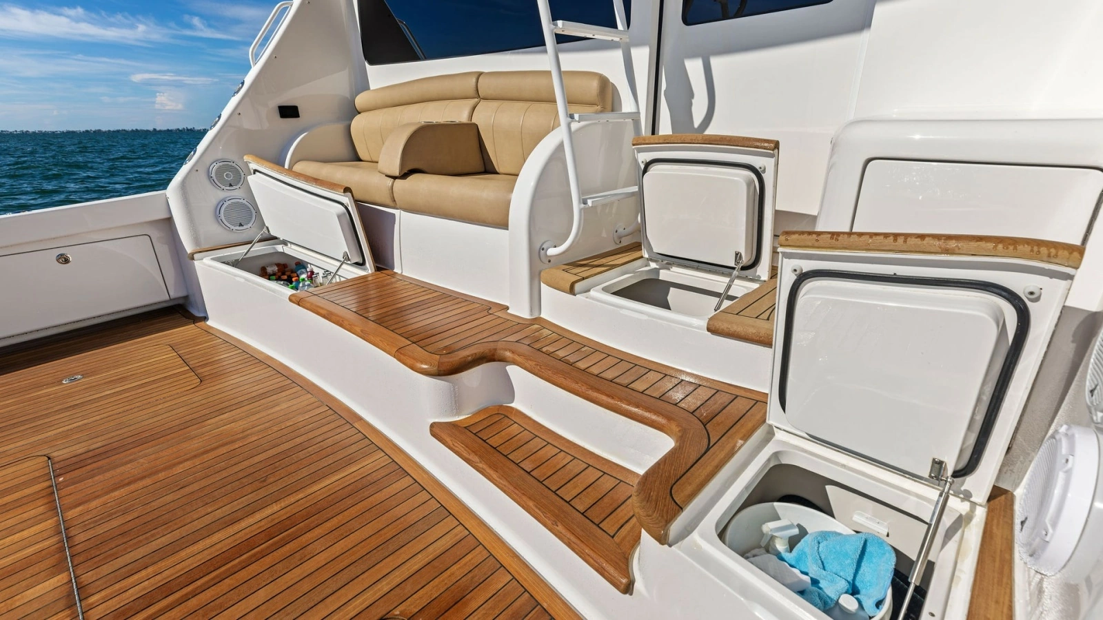 Spacious Aft Deck with Storage
