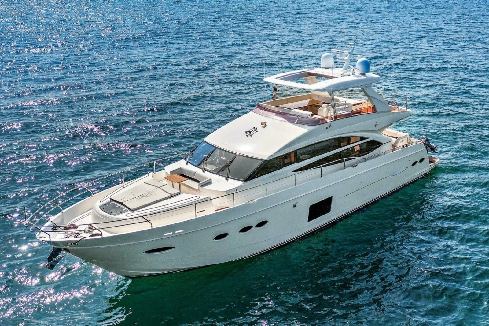 LA Z BUOY 72ft Princess Yacht For Sale