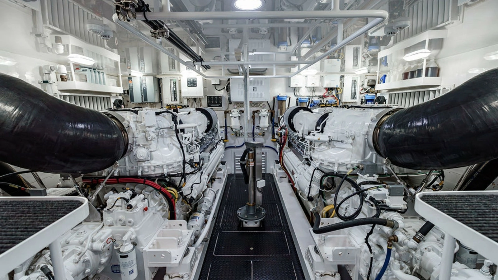 Engine Room with Twin Engines