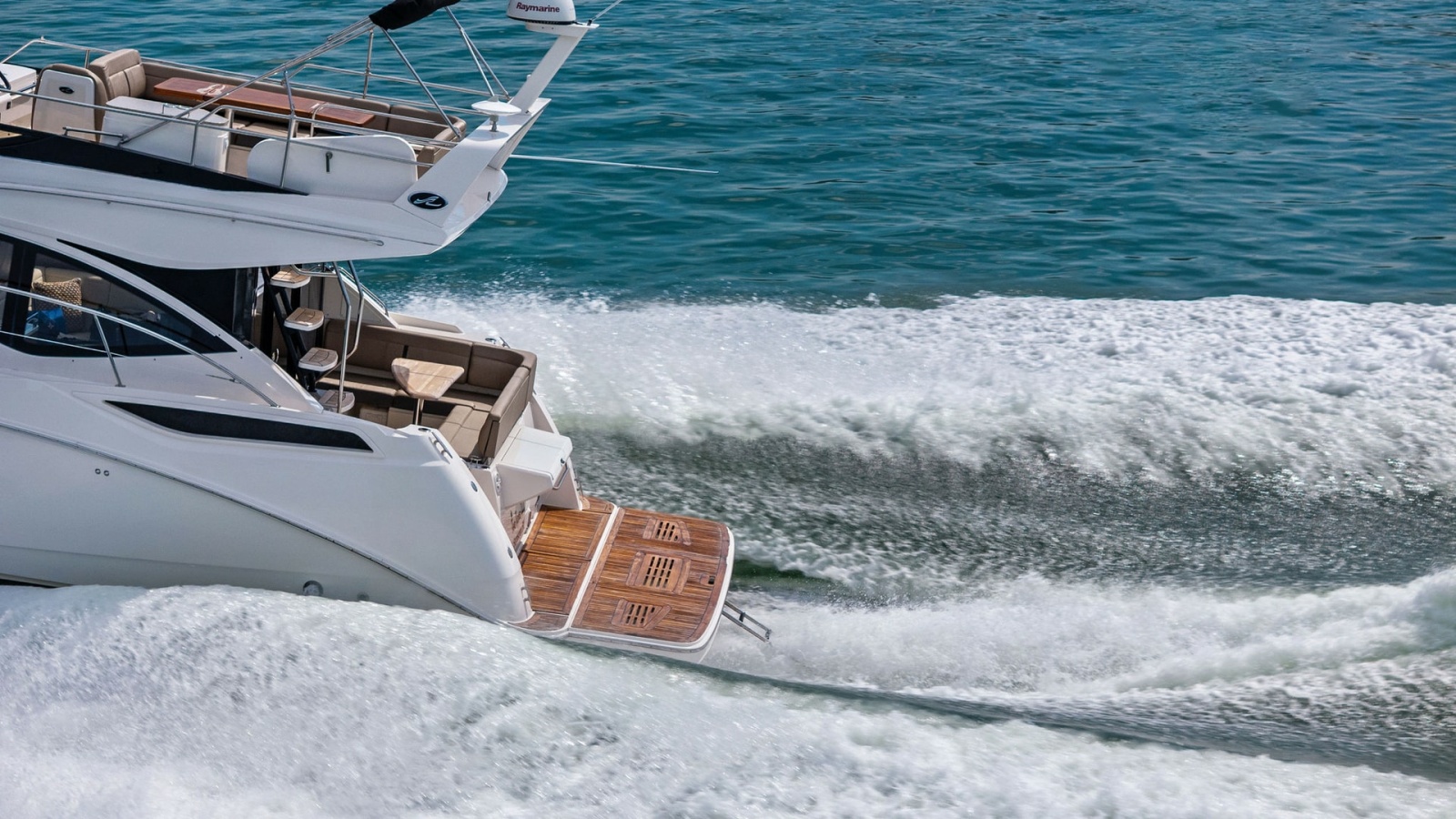 Aft Deck and Swim Platform in Action