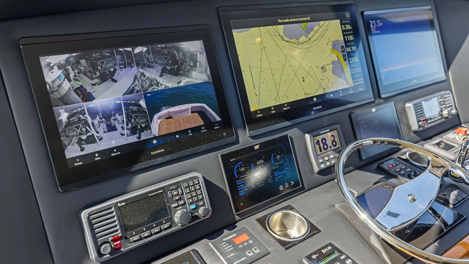 Helm Station with Advanced Electronics