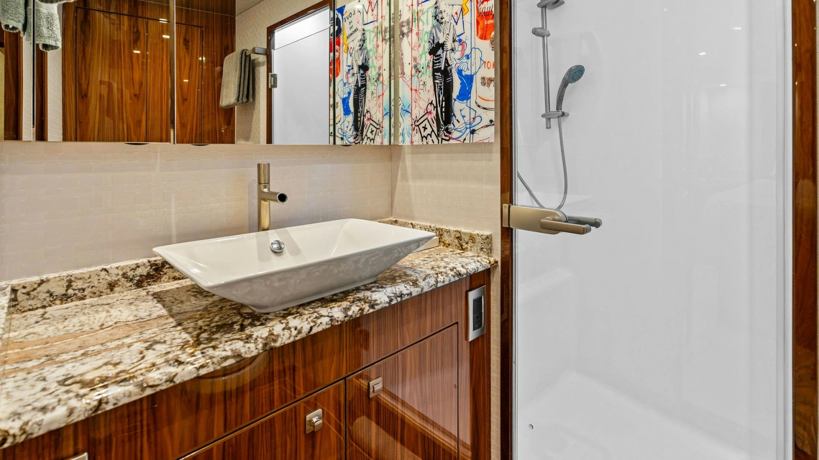 2016 Viking 80 Enclosed Bridge- FRIGATE-Port VIP Stateroom Head