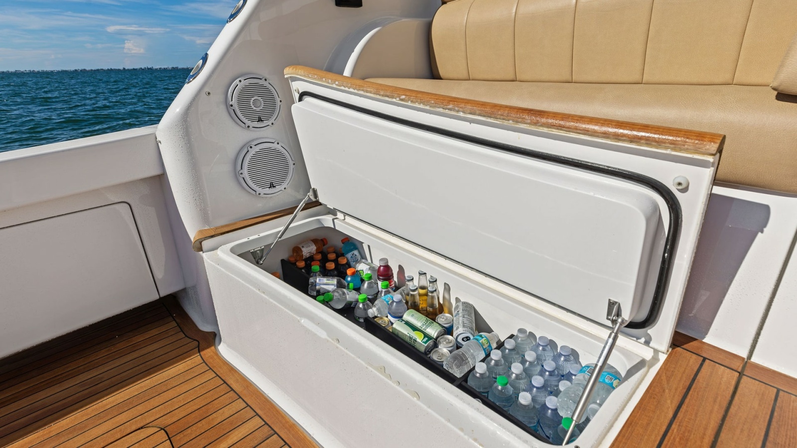 Cockpit Beverage Cooler and Storage