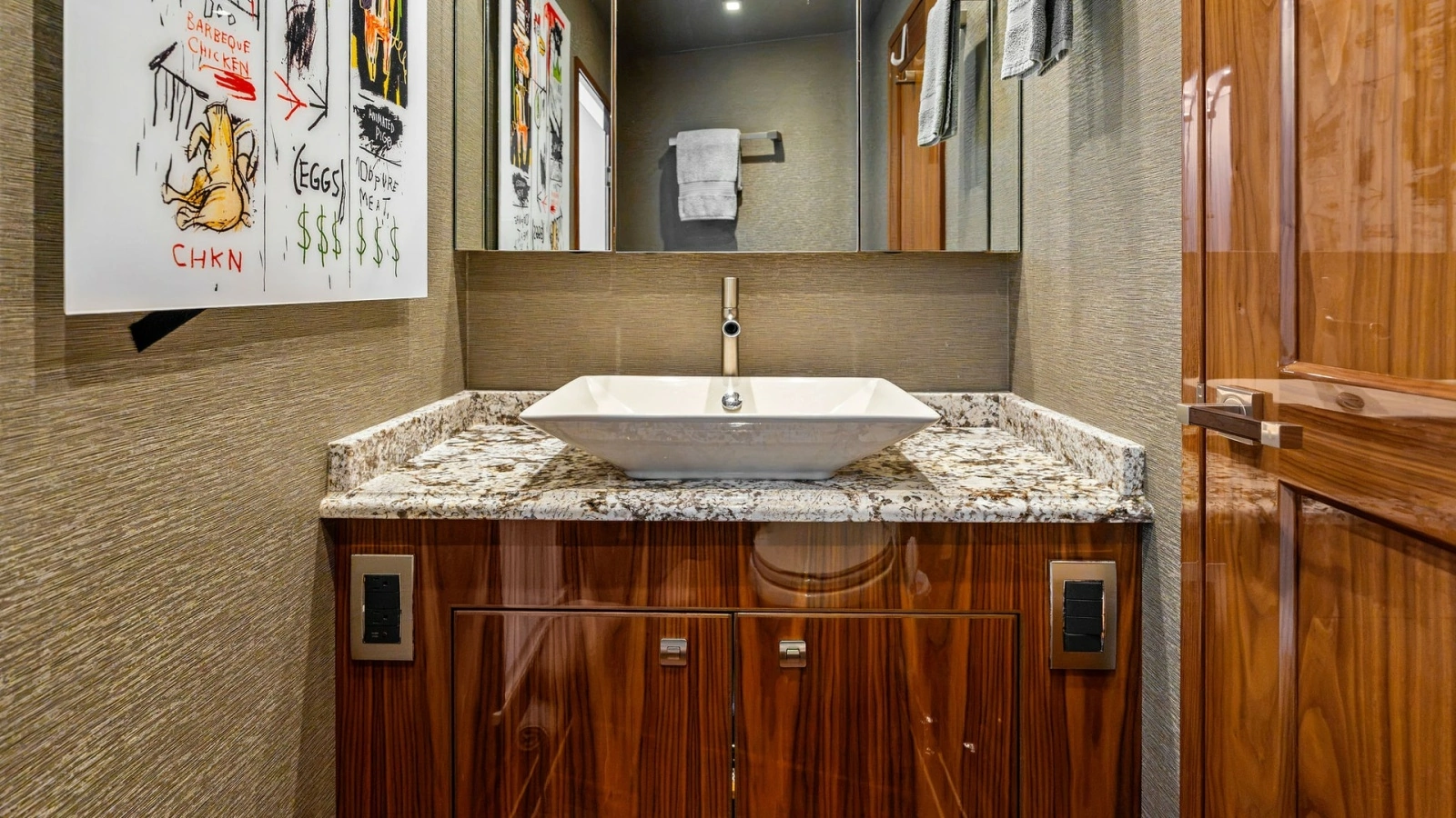 2016 Viking 80 Enclosed Bridge- FRIGATE-FWD Stateroom Head