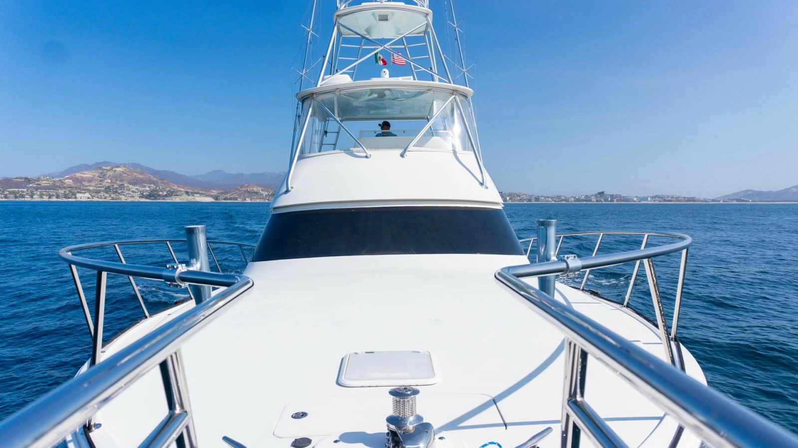 2009 Viking 50 Convertible "Jammin" - Bow View