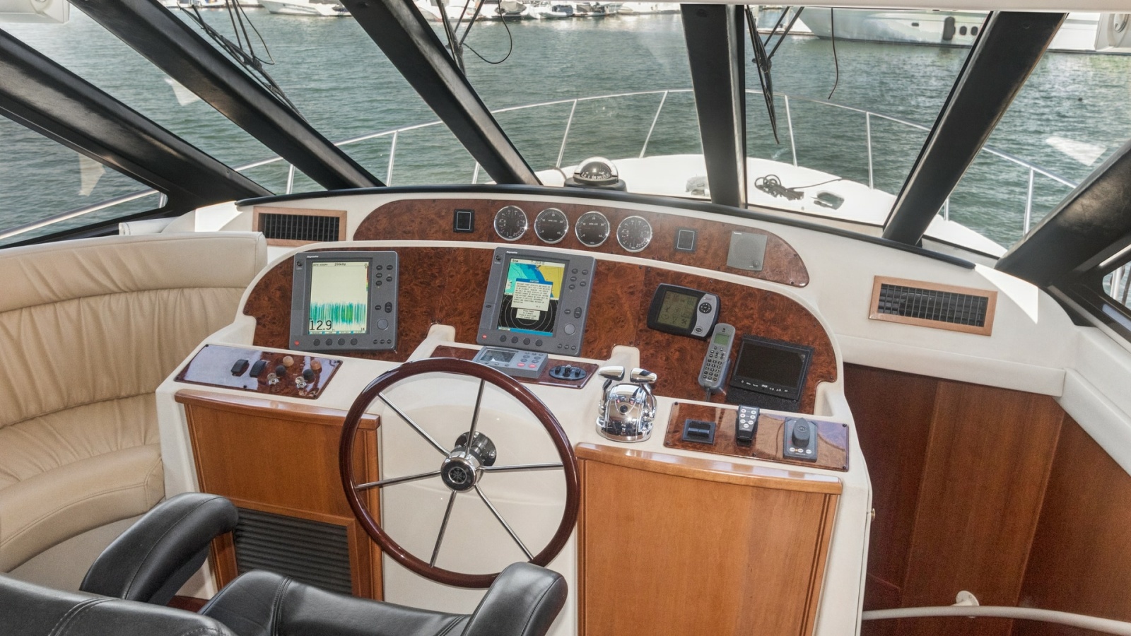 Helm Station with Electronics