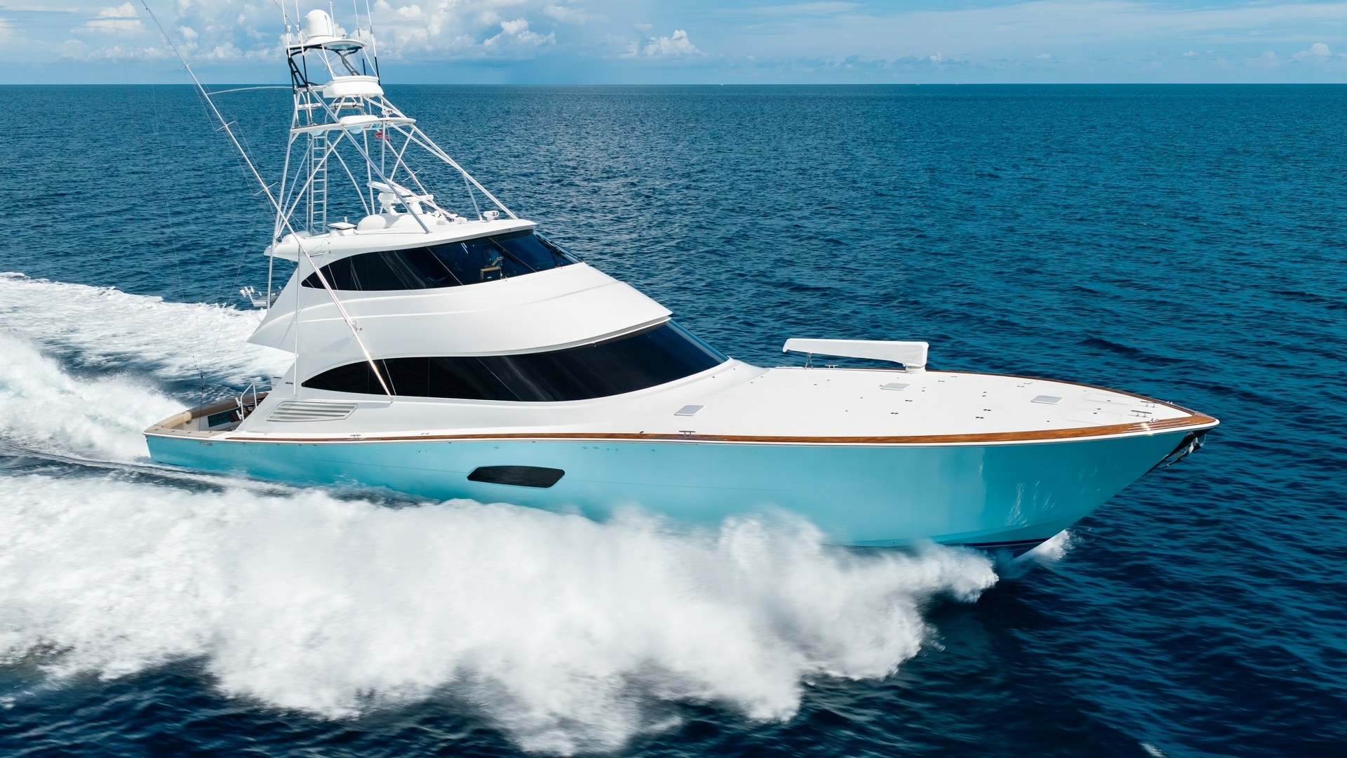 Viking 92 Enclosed Bridge Exterior