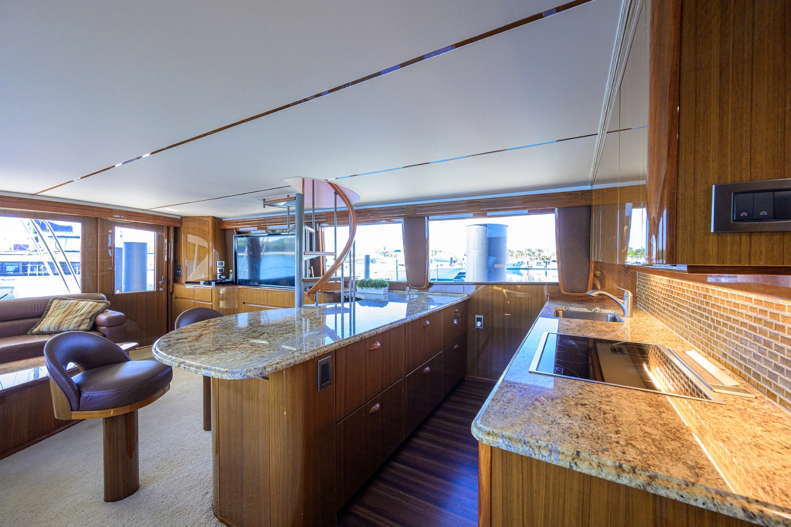 Viking 74 Enclosed Bridge Yacht For Sale