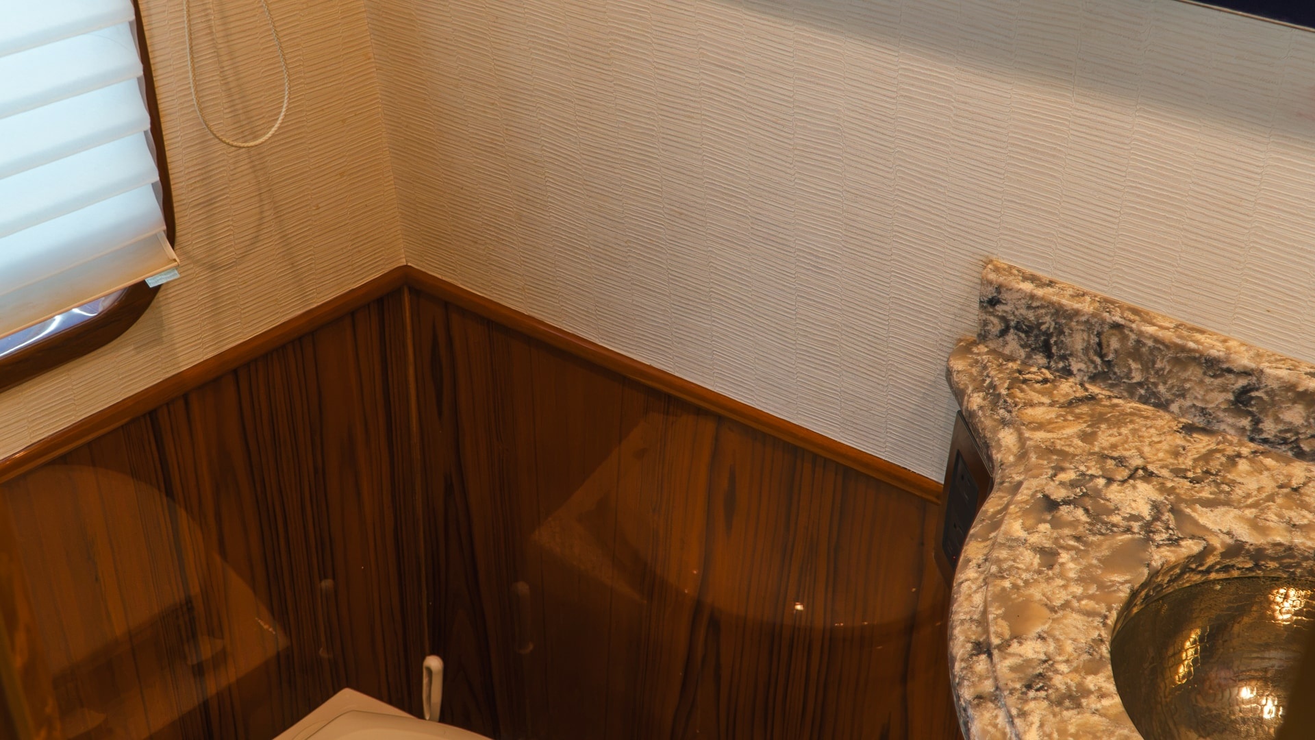 Elegant Yacht Bathroom Interior