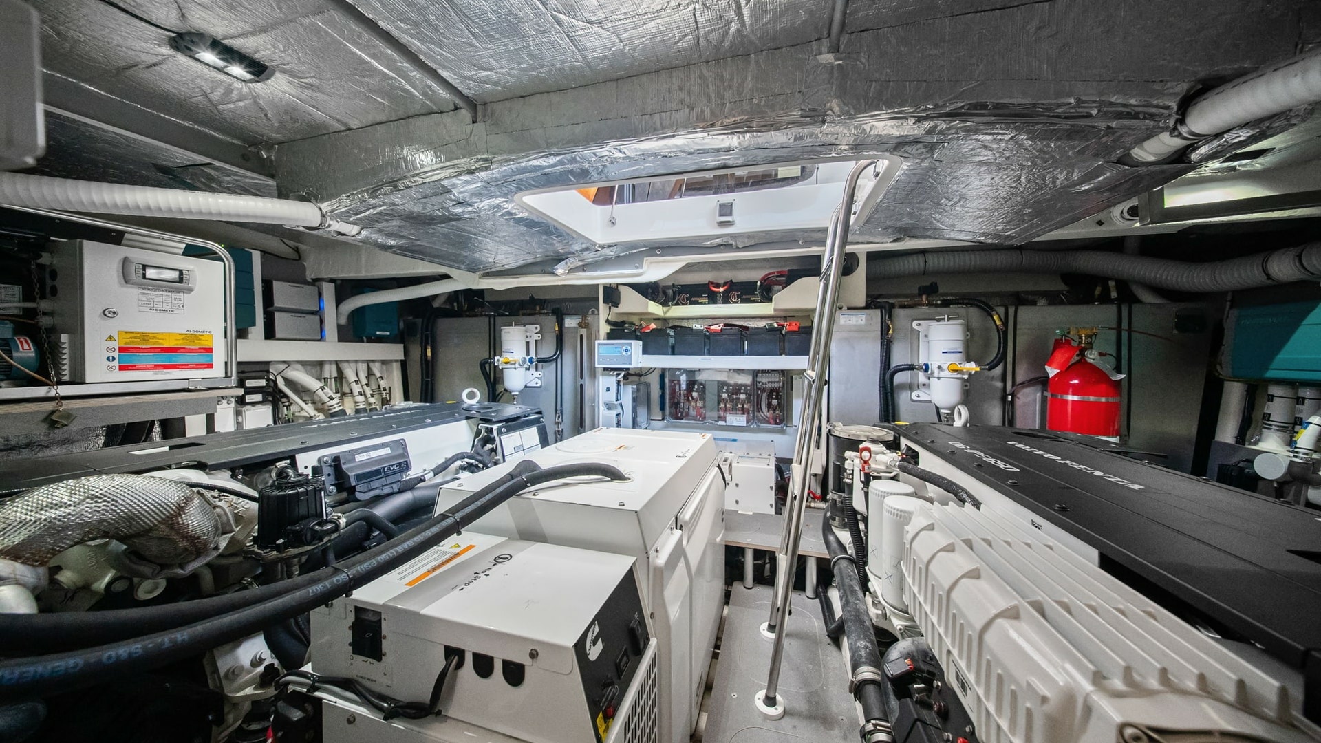 Engine Room with Twin Engines