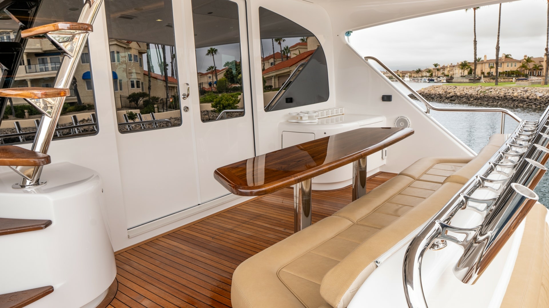 Aft Deck with Seating and Views