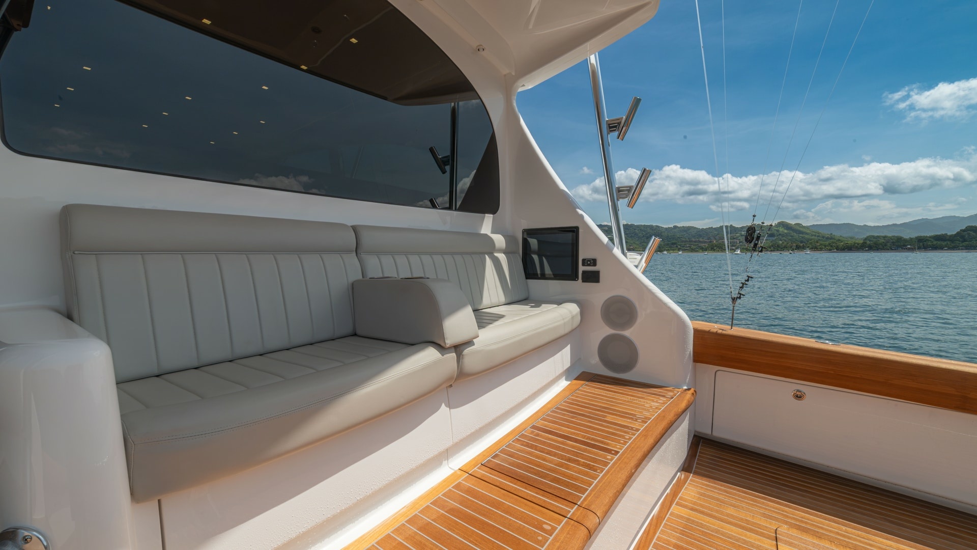 Cockpit Seating Area with Teak Decking