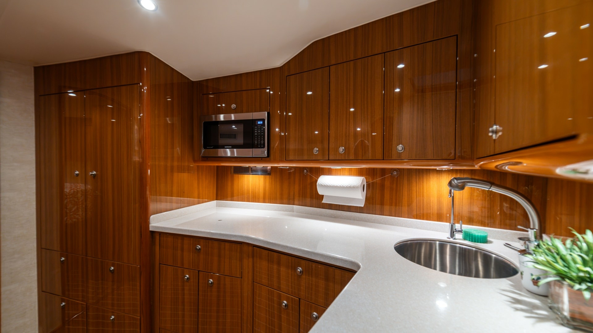 Elegant Galley with Modern Amenities