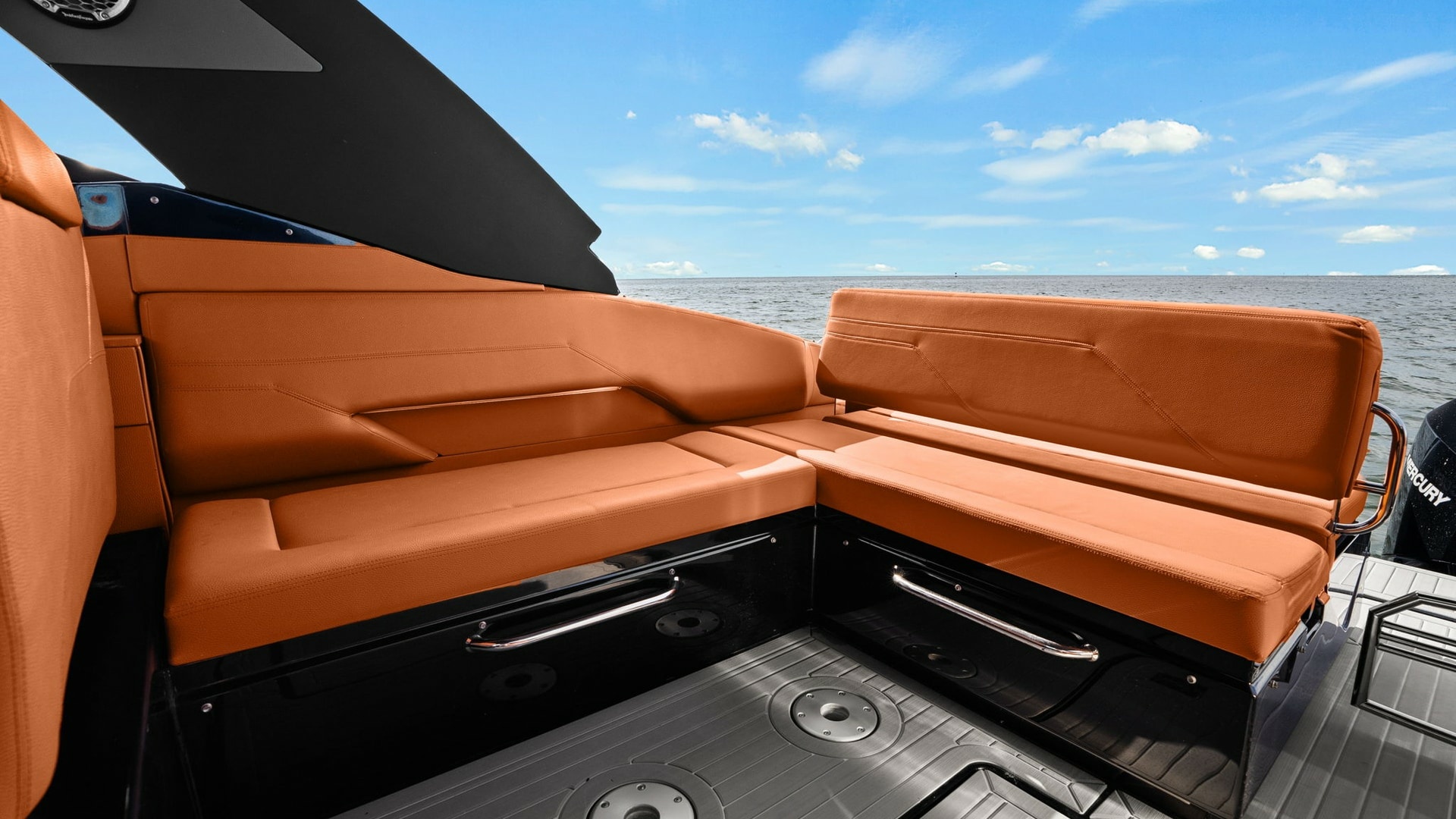 Spacious Aft Deck Seating Area