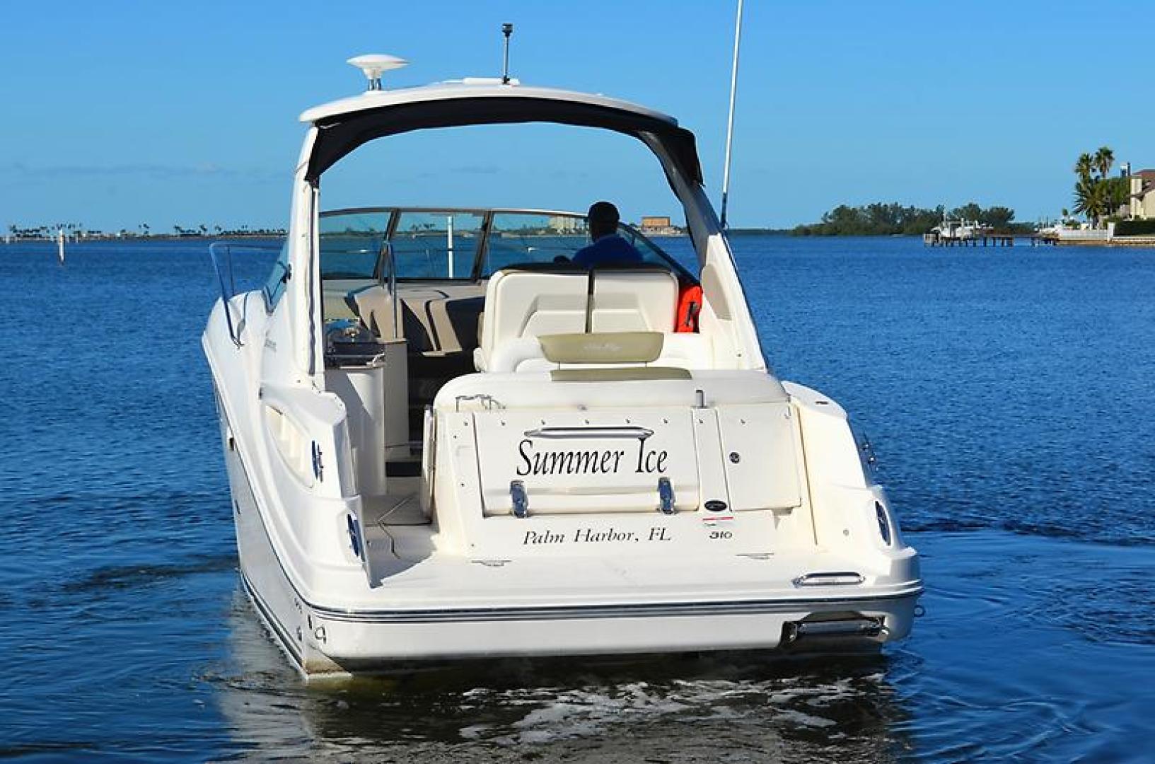 Plateforme De Natation Pour Bateau Sea Ray Sundancer 310 (2007-2009) - Revêtement EVA, Plancher Teck, Coussin Cockpit, Neuf