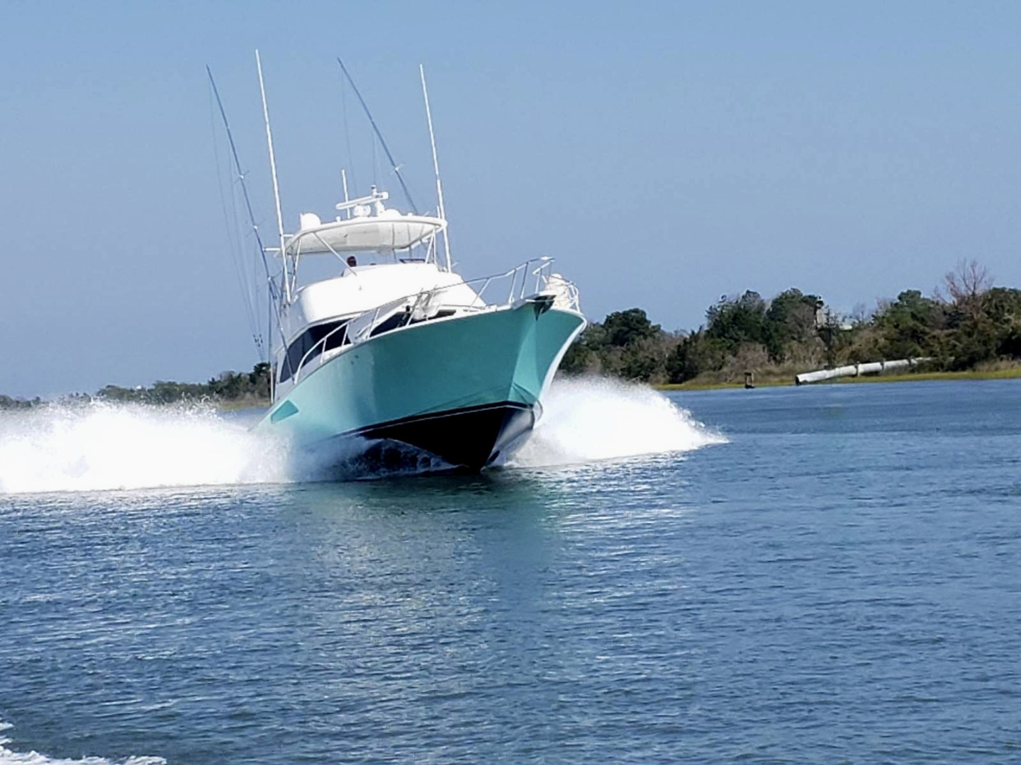Viking 50 Tuna Tango-running