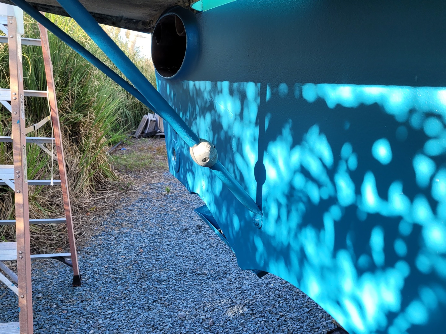 Viking 50 Tuna Tango-bottom paint