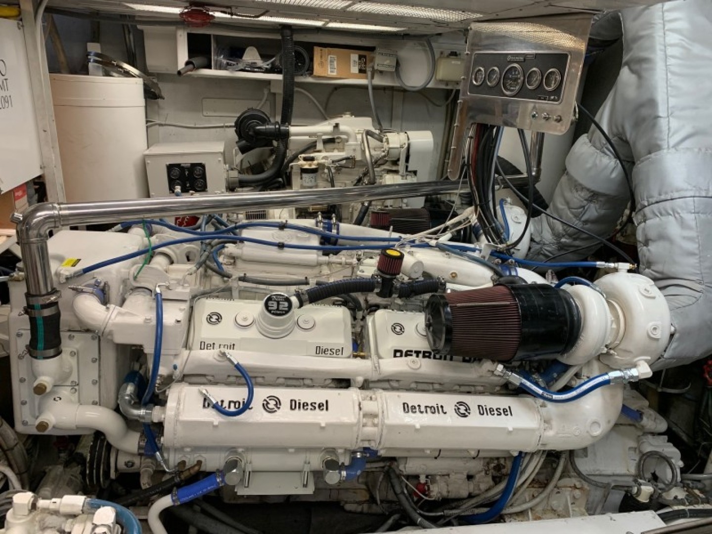 Broward 102 - Andiamo - Engine Room