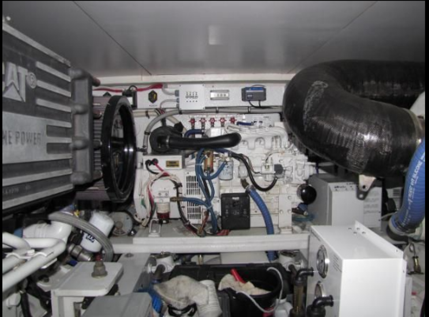 Hatteras 46 - Julia G - Engine Room