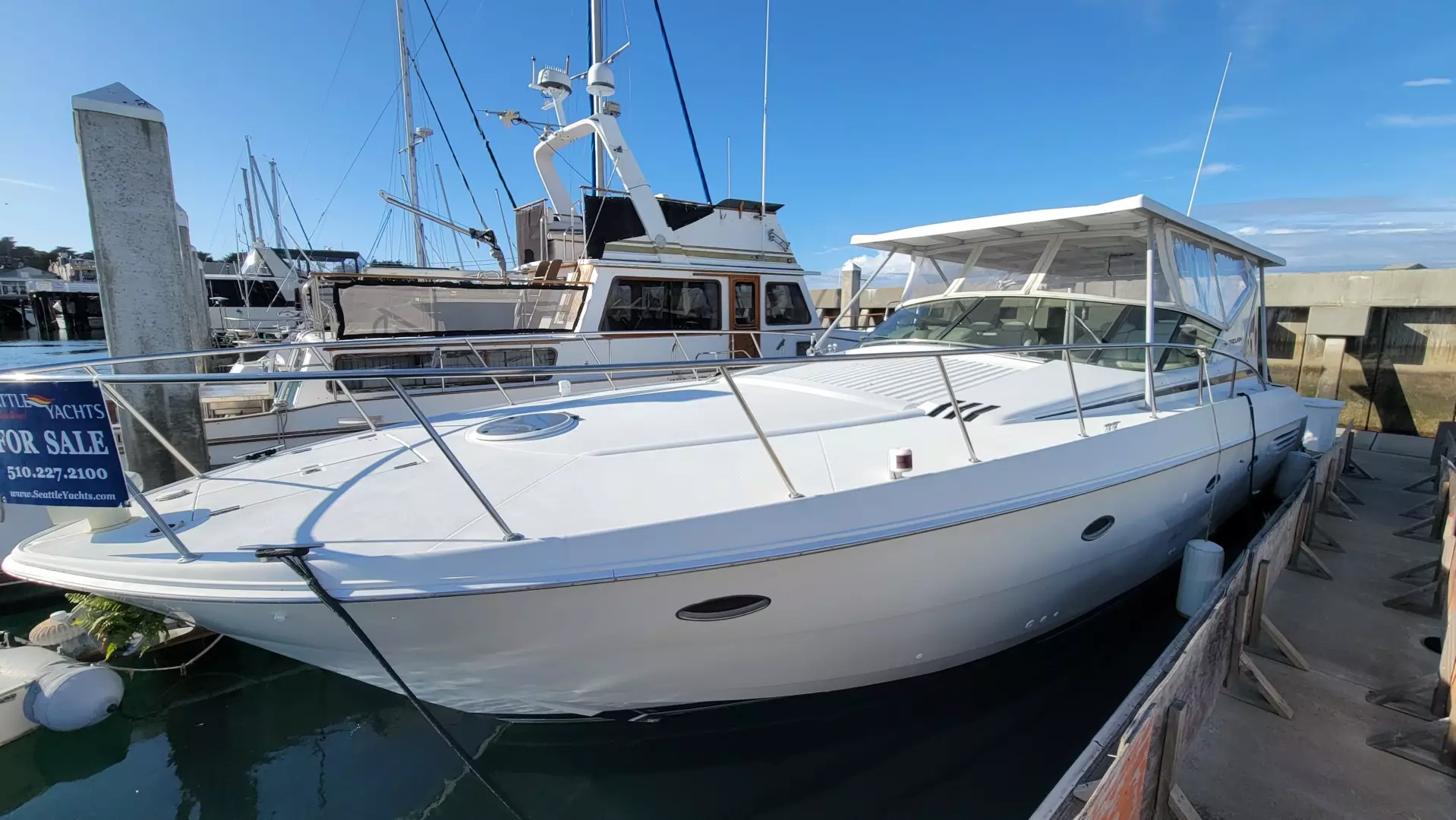 1997 Trojan 440 44' Yacht For Sale | H M S MACKENZIE | Seattle Yachts