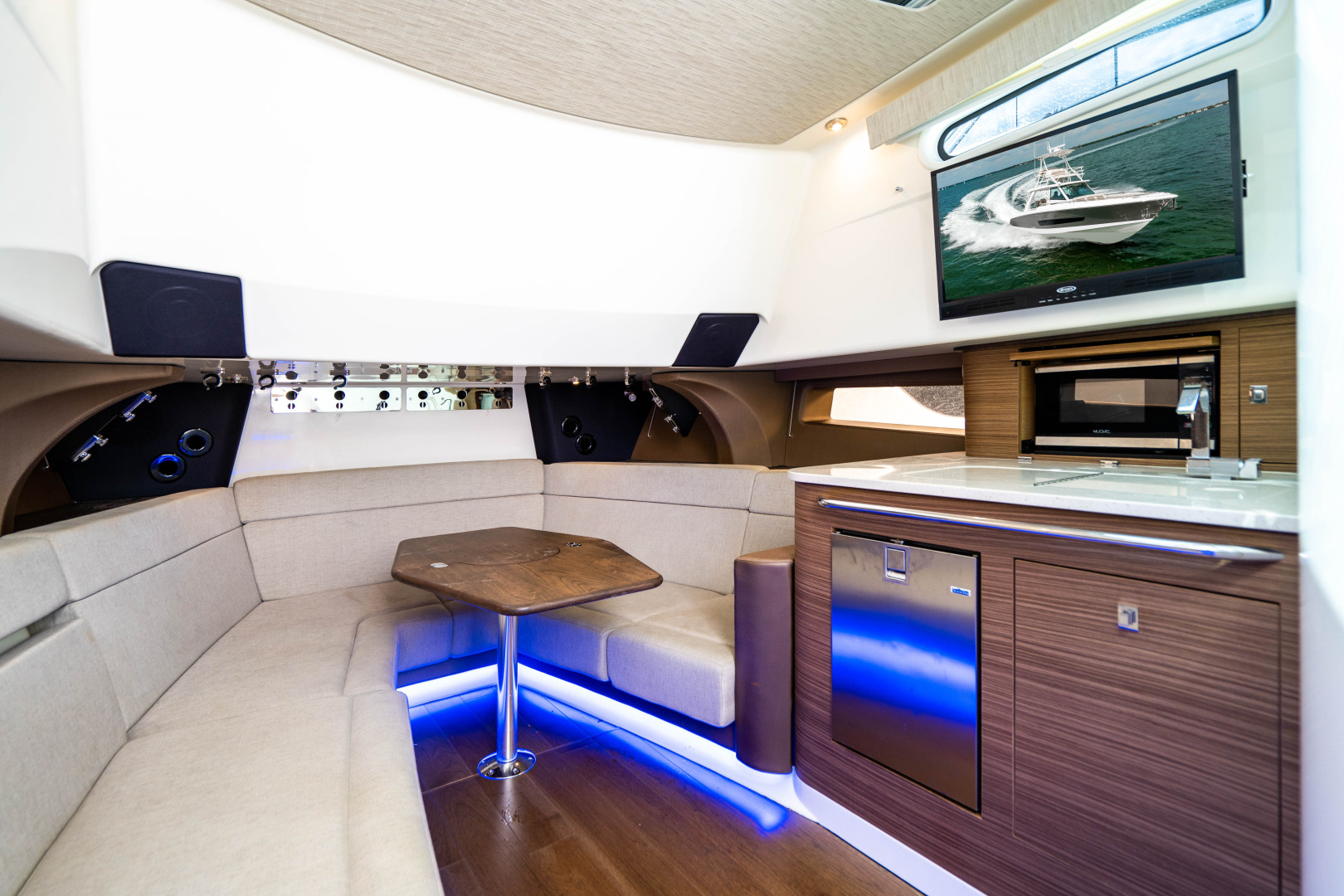Boston Whaler 42 - Lady G - Cabin/Galley