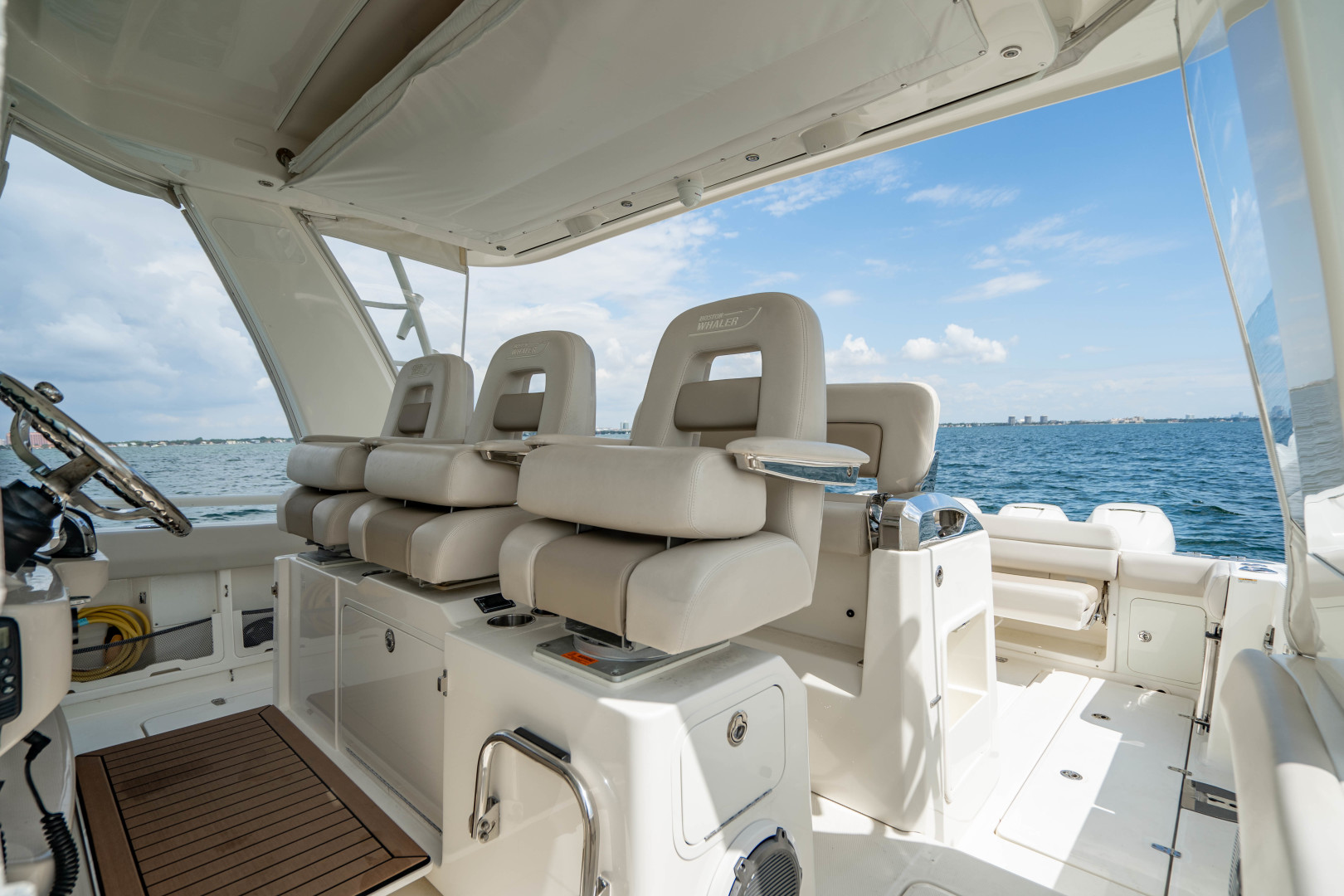 Boston Whaler 42 - Lady G - Helm Seating