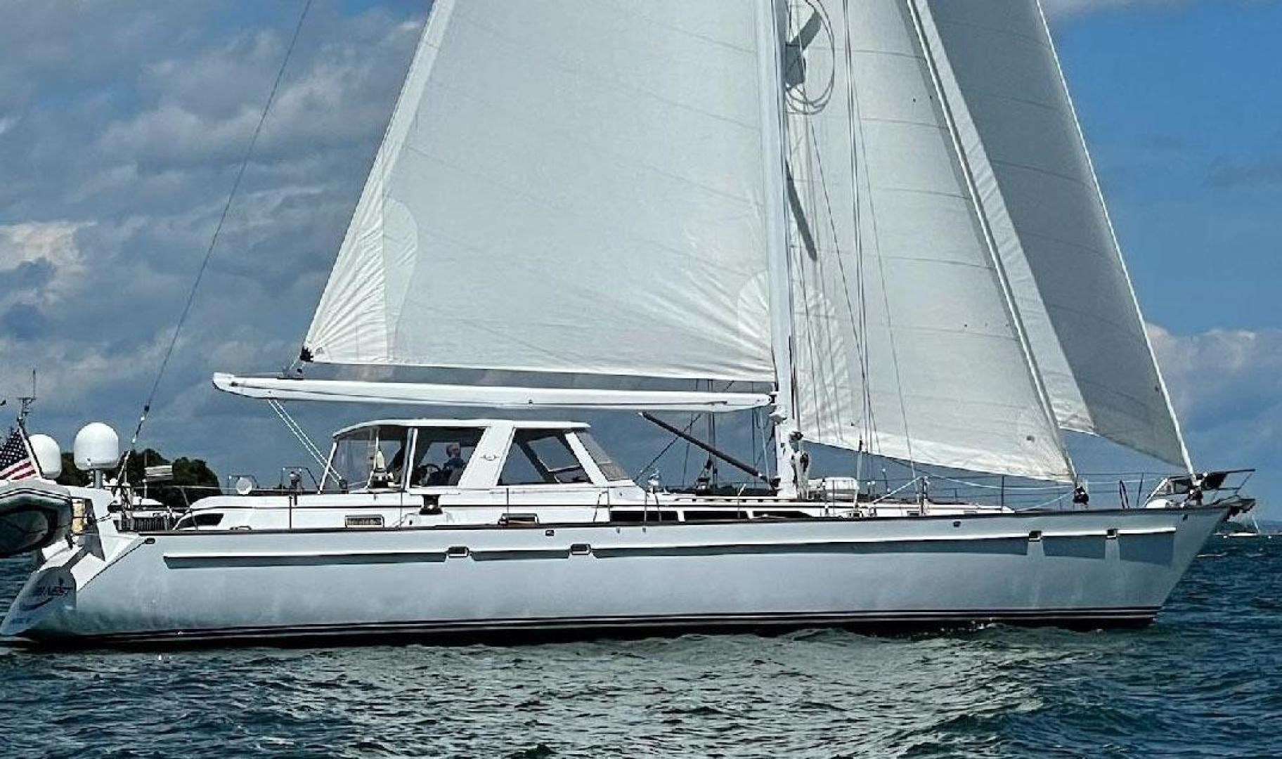 1986 Gulfstar enclosed cockpit