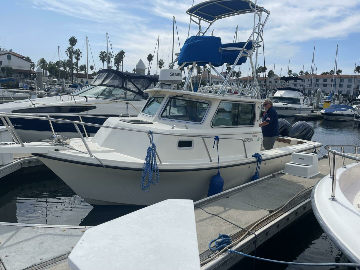 25' Parker 2004 2520 Deep Vee Sport Cabin "Cara Jane" For Sale
