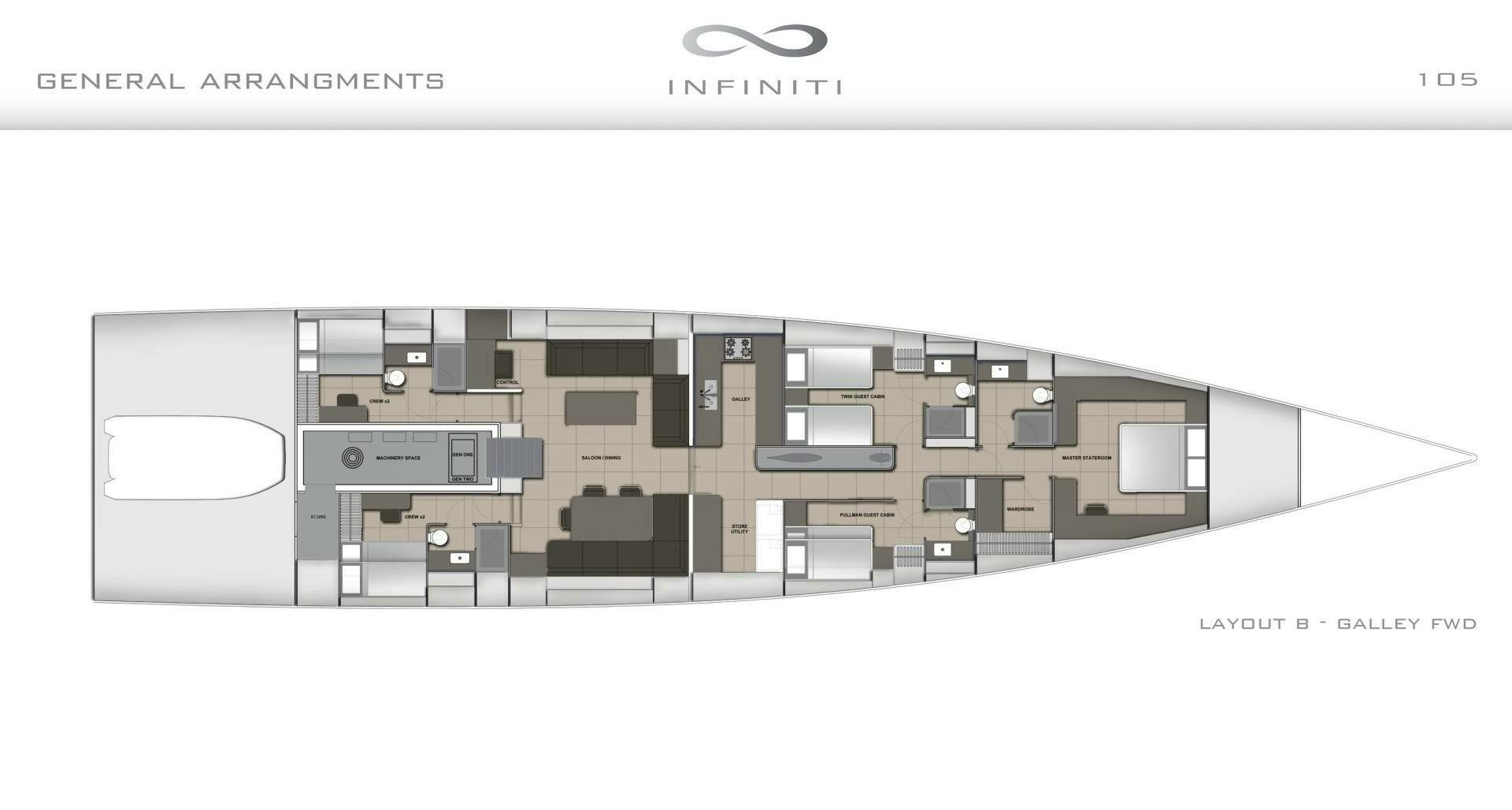 INFINITI 105 105ft McConaghy Boats Yacht For Sale