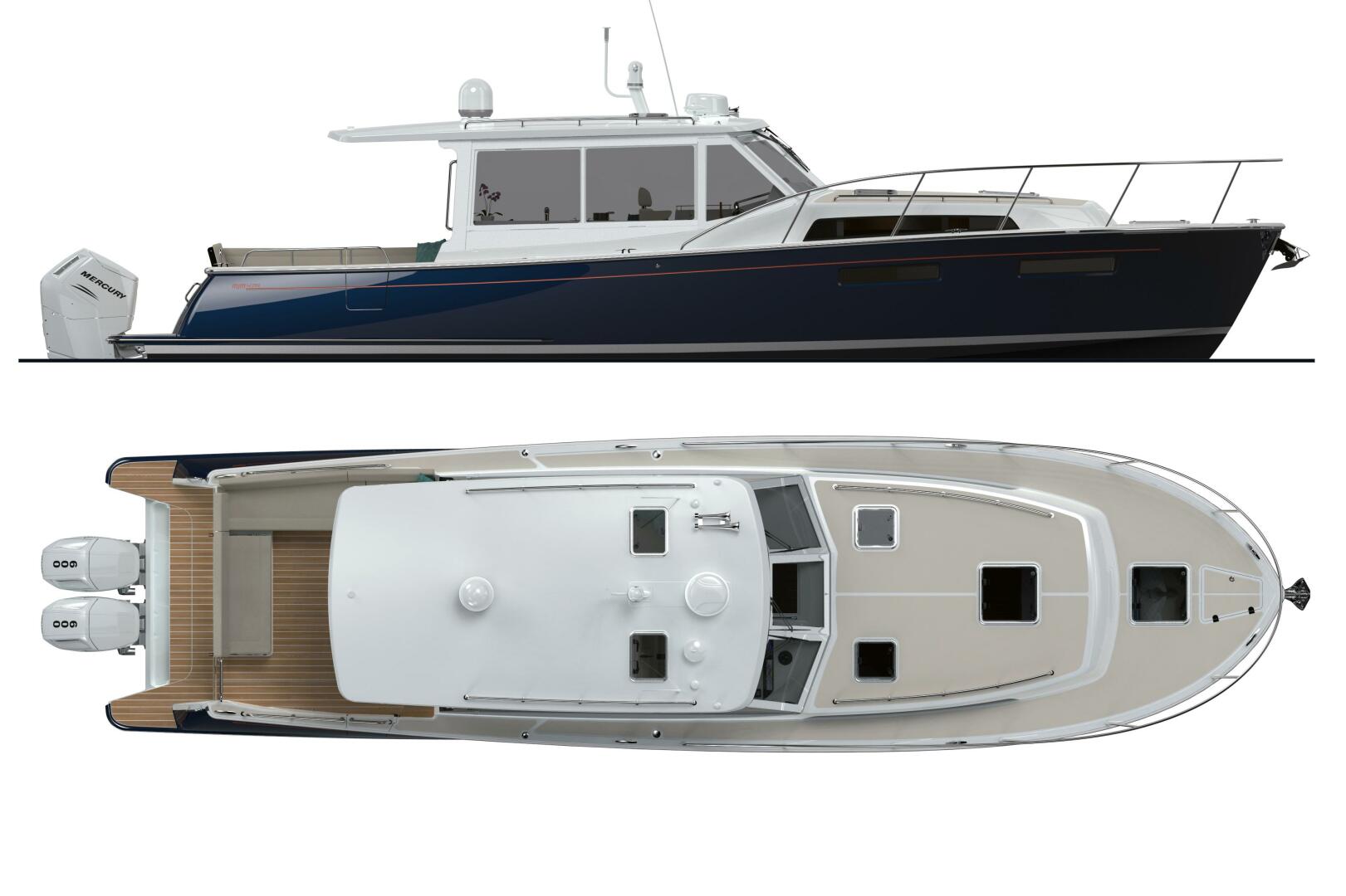 In Stock 42ft MJM Yacht For Sale