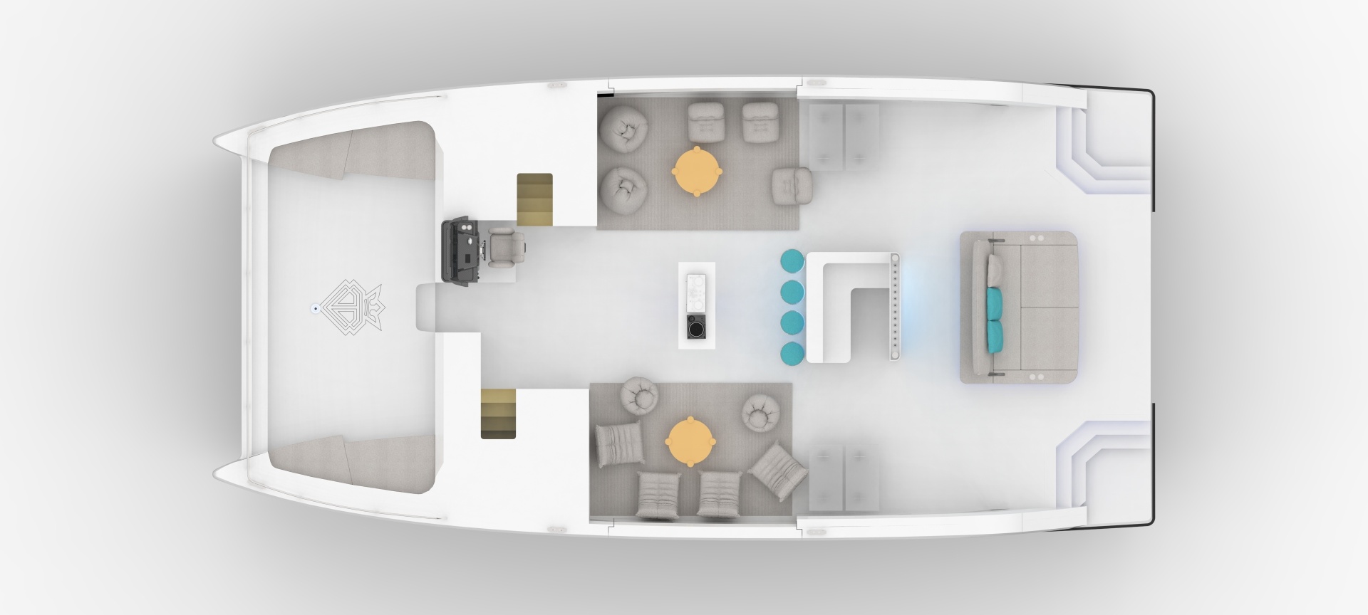 Diamond Yachts P55 Power Catamaran 55ft Diamond Yachts Yacht For Sale