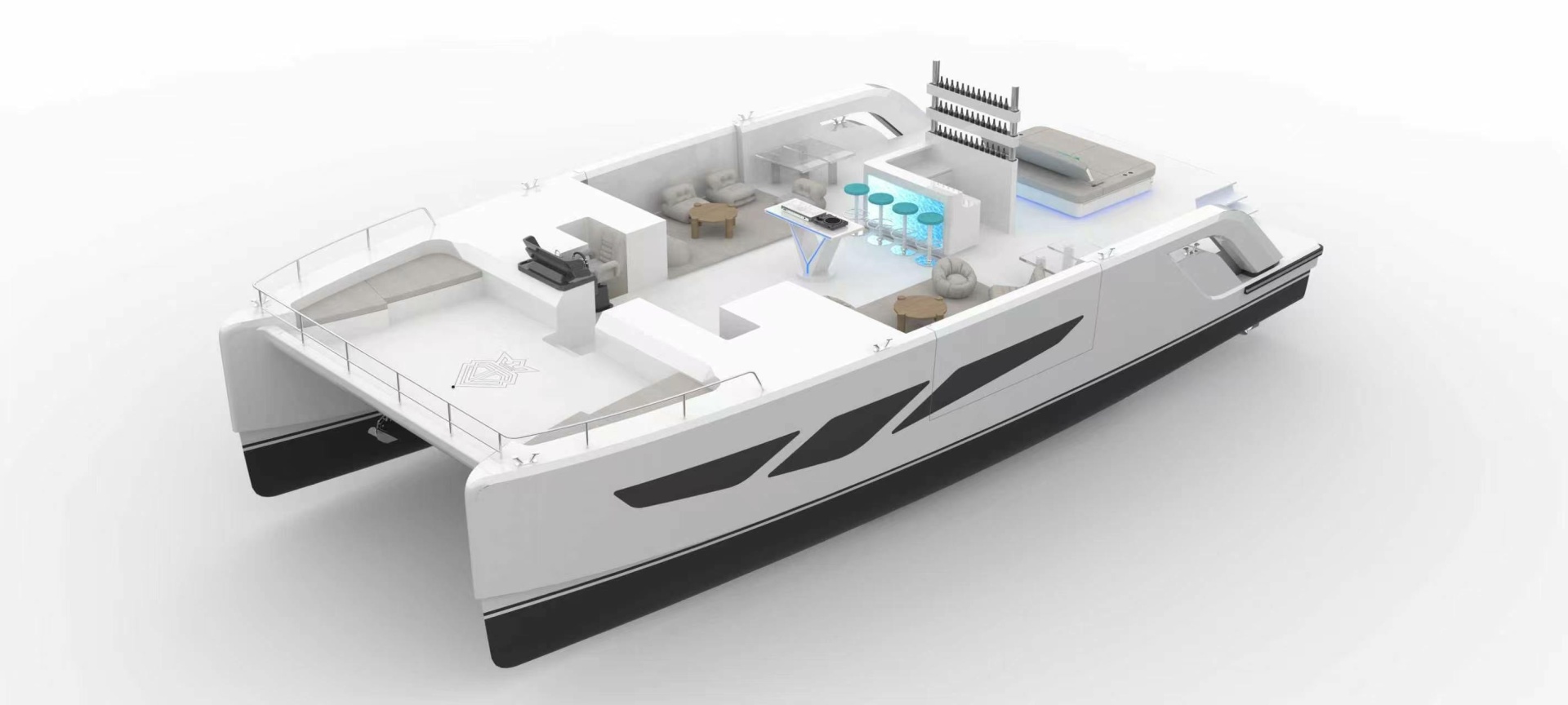 2027 Diamond Yachts P55 Power Catamaran