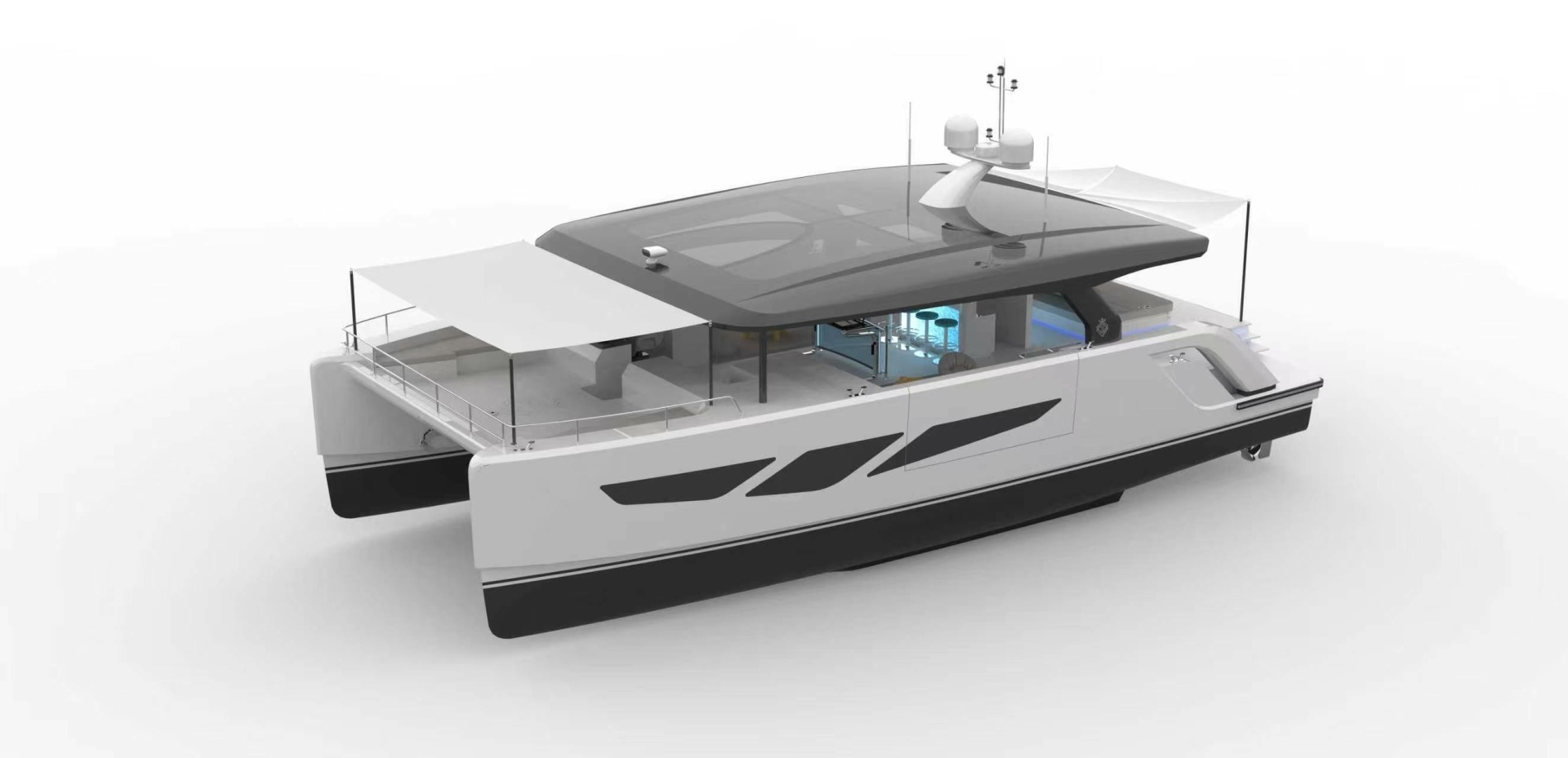 Diamond Yachts P55 Power Catamaran 55ft Diamond Yachts Yacht For Sale